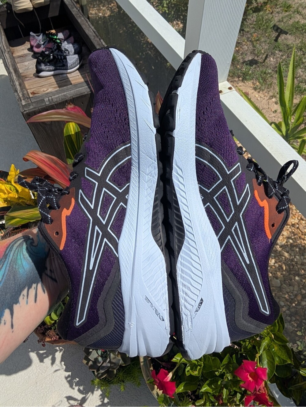 ASICS GT-1000 11 TR Women's Size 9 Trail Running Shoes Nature Bathing RARE COLOR - Picture 6 of 15